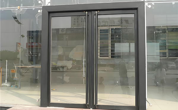 昭苏玻璃地弹门